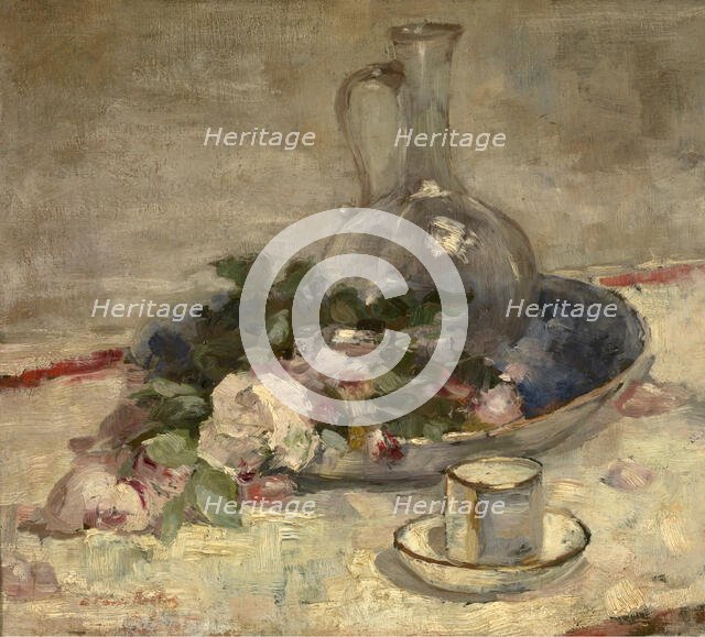 Still Life with Flowers, c1870-1890s. Creator: Guillaume Vogels.