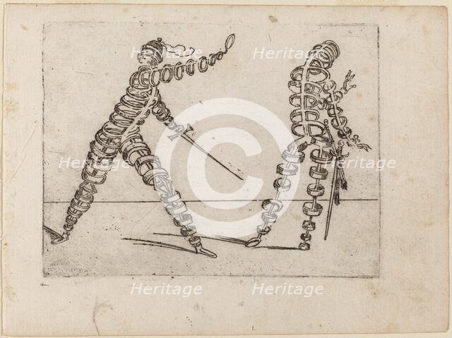 From "Bizzarie di varie Figure", 1624. Creator: Giovanni Battista Bracelli.