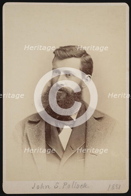 Portrait of John Symmes Pollock (1849-1924), 1881. Creator: George W. Davis.