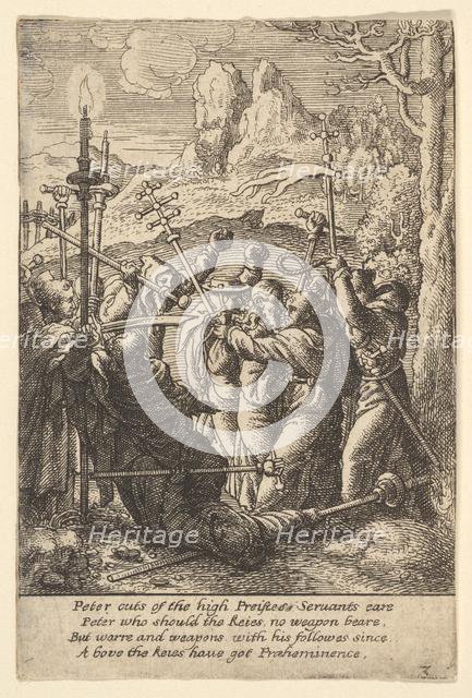 Jesus taken, 1625-77. Creator: Wenceslaus Hollar.