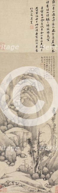 Anchorage on a Rainy Night, 1477. Creator: Shen Zhou.