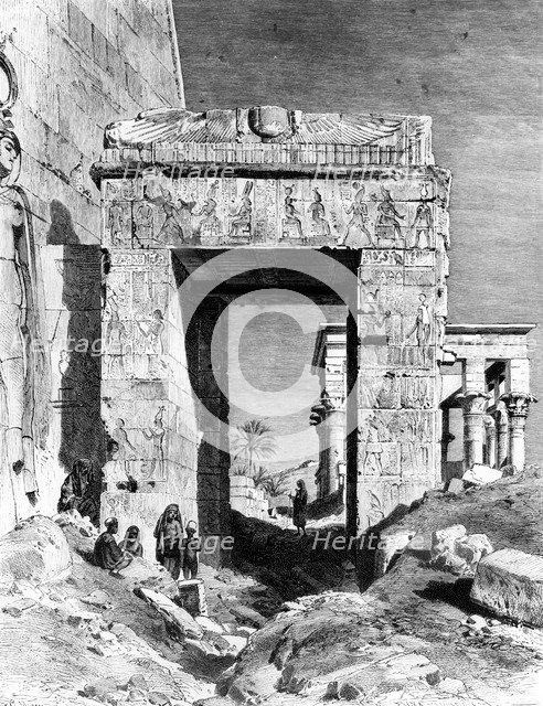 'A Corner of the Temple Isis', 1881. Artist: Zehrfeld