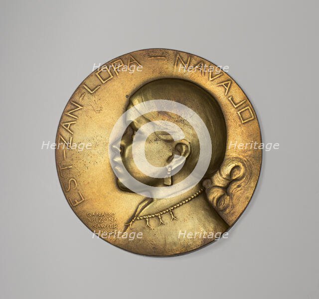 Est-Zan-Lopa—Navajo Ganado Arizona, 1904. Creator: Edward Warren Sawyer.