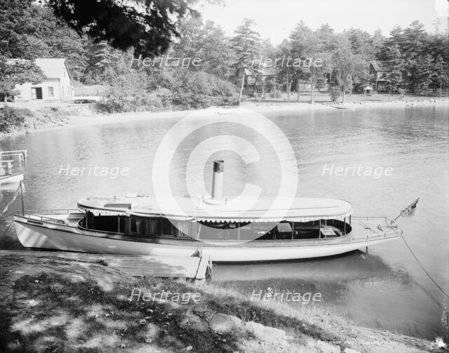Steam yacht Montcalm, between 1900 and 1905. Creator: Unknown.