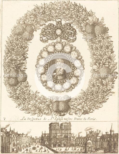 La perspective de l'englise Nostre Dame de Paris, probably 1665. Creator: François Le Febvre.