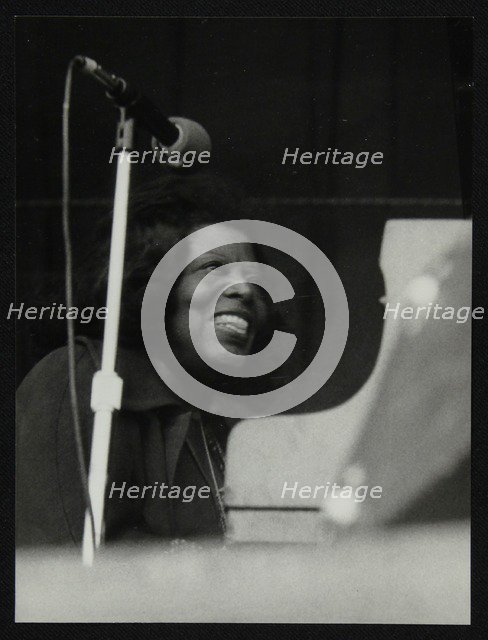 Pianist Mary Lou Williams at the Newport Jazz Festival, Ayresome Park, Middlesbrough, July 1978. Artist: Denis Williams