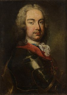 Portrait of a Man in Armour, between 1718-1720. Creator: Unknown.