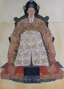 Myeongseong (1851-1895), Empress of Korea. Artist: Anonymous  