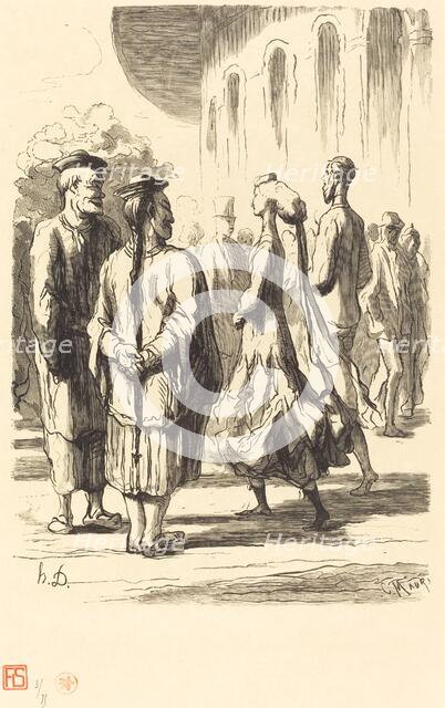 Exposition universelle: Quel sont les plus Chinois?, 1867. Creator: Charles Maurand.