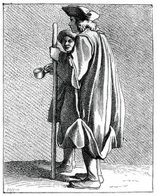Blind man of Quinze-Vingts, 1737-1742.Artist: Bouchardon