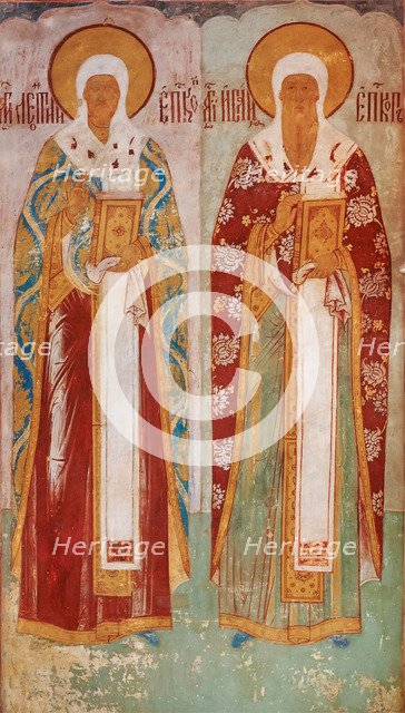 The Saints Isaiah and Leontius of Rostov, 17th century.
