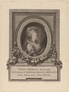 Marie-Thérèse, Holy Roman Empress, 1792. Creator: Jacob Adam.