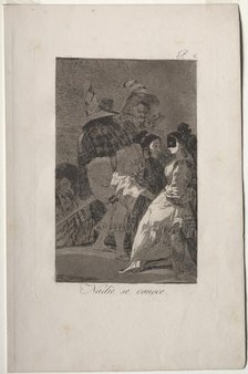 Caprichos: No One Knows Himself. Creator: Francisco de Goya (Spanish, 1746-1828).
