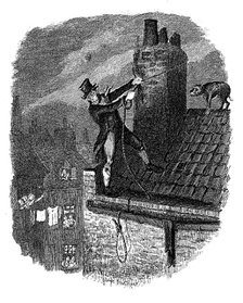 Scene from Oliver Twist by Charles Dickens, 1837. Artist: George Cruikshank