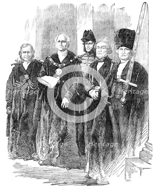 The Lord Mayor Announcing the Peace, at the Mansion-House - from a photograph by the London Stereosc Creator: London Stereoscopic & Photographic Co.