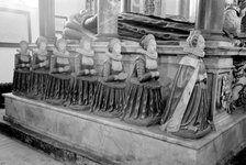 Detail of a monument in Rotherfield Greys church, Oxfordshire, 1964. Artist: Laurence Goldman