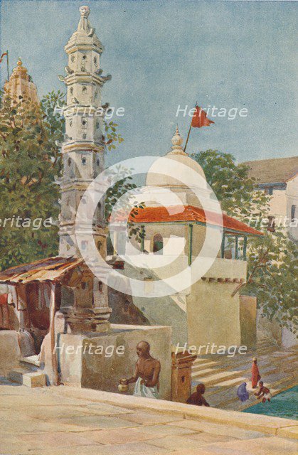 'The Walkeshwar Temple, Bombay, c1880 (1905). Creator: Alexander Henry Hallam Murray.