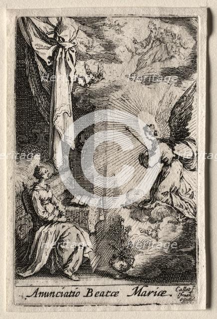 The Life of the Virgin: The Annunciation. Creator: Jacques Callot (French, 1592-1635).