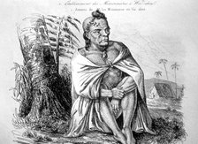 Chief, Hawaii, 19th century. Artist: Ellis