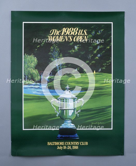 Programme for US Women's Open, 1988. Artist: Unknown