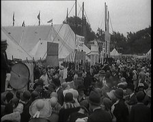 A Large Group of People Attending a Theatrical Garden Party, 1920s. Creator: British Pathe Ltd.