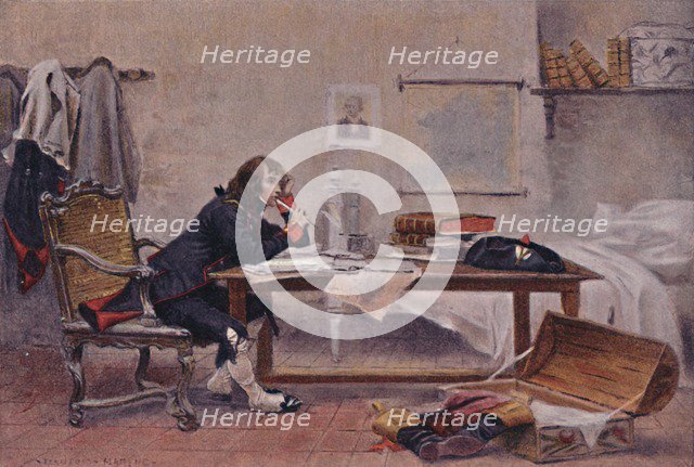 'Bonaparte at Auxonne, 1788', (1896).  Artist: Unknown.