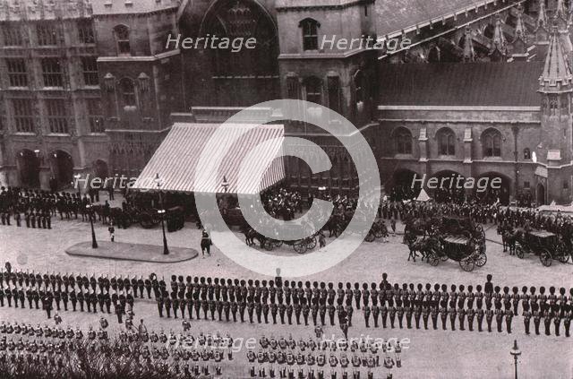 Funeral procession of King Edward VII, London, 20 May 1910.  Creator: Unknown.