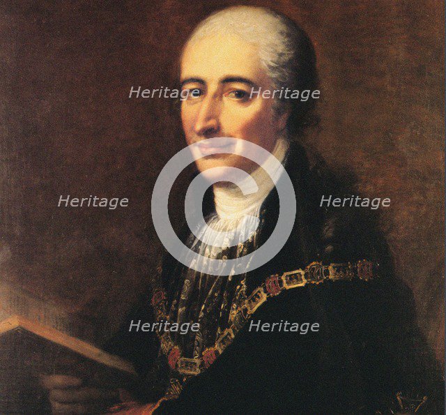 Portrait of Maximilian Joseph Count von Montgelas (1759-1838), 1806. Creator: Hauber, Joseph, after (1766-1834).