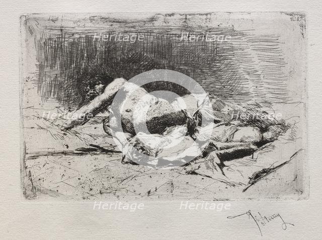 Homme se roulant de terre. Creator: Mariano Fortuny y Carbó (Spanish, 1838-1874).