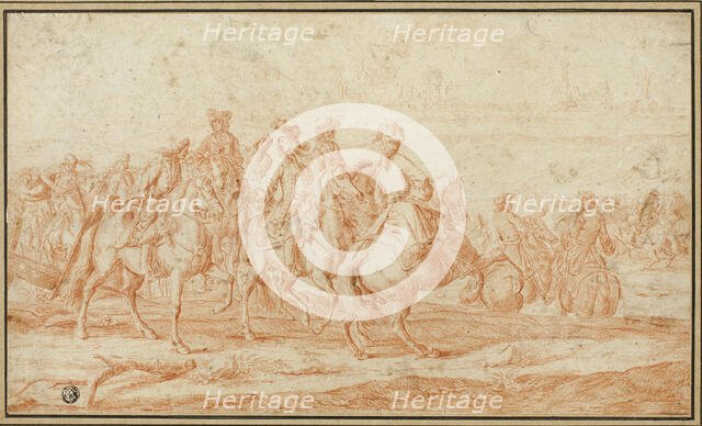 Review of Troops, n.d. Creators: Georg Philipp Rugendas, Philip Wouverman.