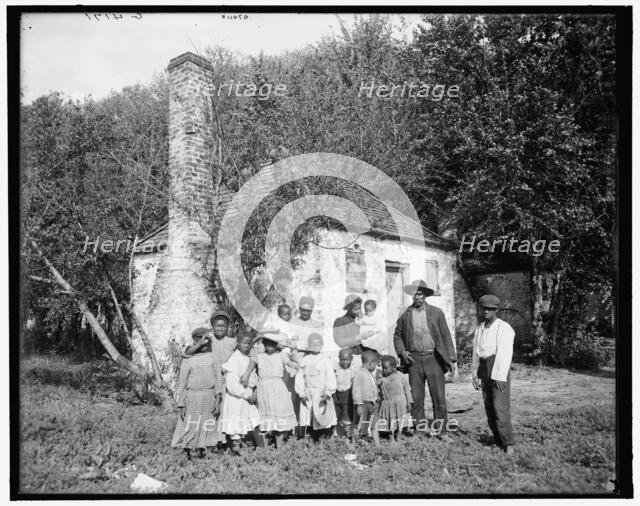 The Whole black family at the Hermitage, Savannah, Ga., c1907. Creator: Unknown.