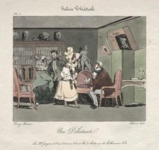 Débutante. Creator: Henry Bonaventure Monnier (French, 1805-1877).