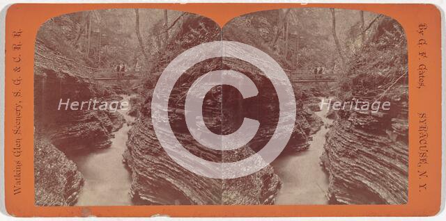 Watkins Glen Scenery, Shadow Gorge, c. 1860. Creator: George F. Gates.