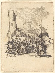 Christ Carrying the Cross, c. 1624/1625. Creator: Jacques Callot.