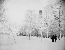 Prospect Park, Niagara, in winter, between 1880 and 1901. Creator: Unknown.
