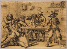 Tavern Scene with Carousing Men, n.d. Creator: Unknown.