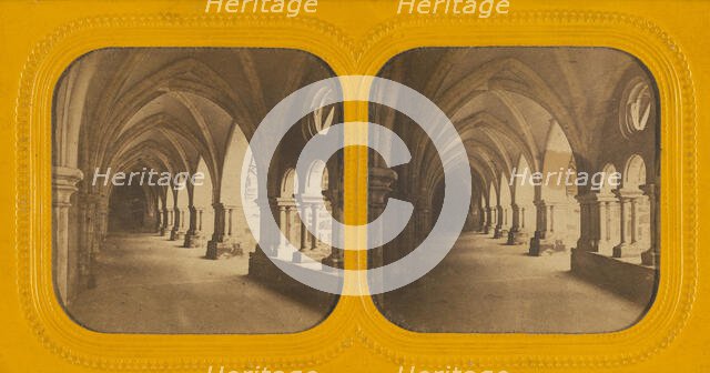 Cloitre de Luxeuil, 1855-1865. Creator: LeBas.