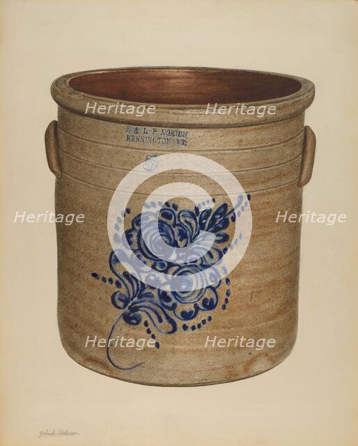 Crock, probably 1938. Creator: Yolande Delasser.