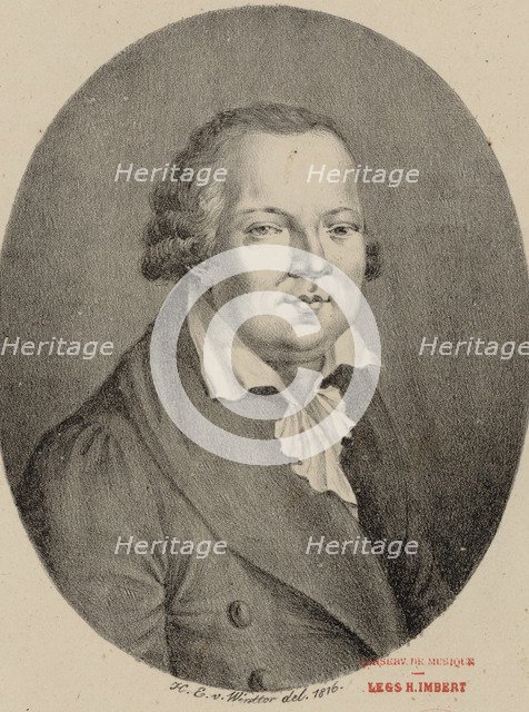 Portrait of the composer Domenico Cimarosa (1749-1801), 1816.