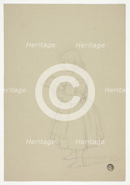 Young Girl Reading, n.d. Creator: Elizabeth Murray.