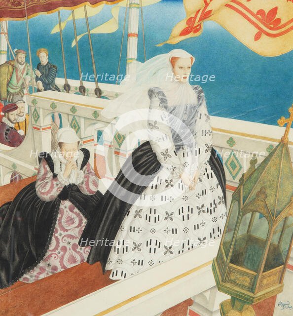 Mary, Queen of Scots, ca 1934. Creator: Dulac, Edmund (1882-1953).