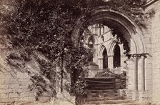 Cloister Door, Dryburgh Abbey, between 1870 and 1880. Creator: George Washington Wilson.