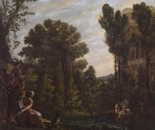 Landscape with a Scene of Witchcraft, 1620-1644. Creator: Agostino Tassi.