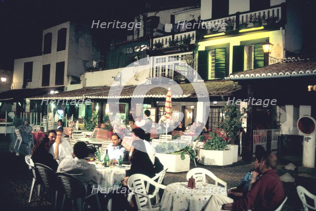 Restaurant in the old town, Funchal, Madeira, Portugal