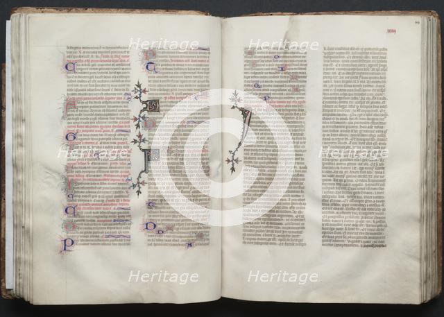 The Gotha Missal: Fol. 44r, Text, c. 1375. Creator: Master of the Boqueteaux (French); Workshop, and.