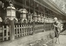 'On a Pilgrimage to Nara', 1910. Creator: Herbert Ponting.