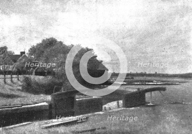 Pictures from the Royal Academy: Landscape: A Lock - R. Onslow Ford, 1898. Creator: Unknown.