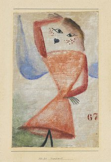 Fragment No. 67 (Angel), 1930. Creator: Klee, Paul (1879-1940).
