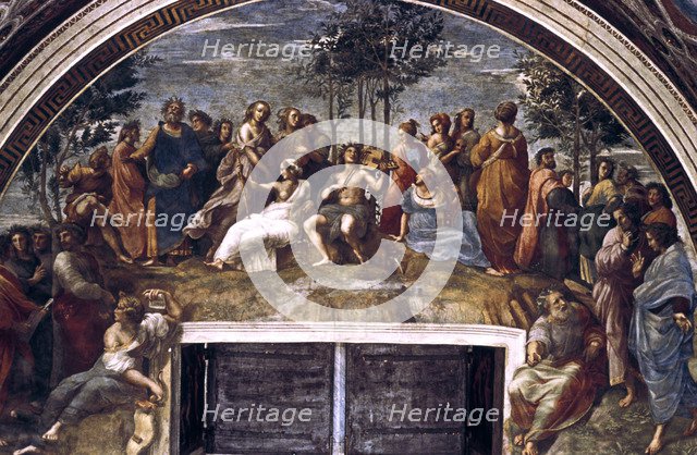 'The Parnassus, from the Stanza delle Segnatura', 1510-1511. Artist: Raphael