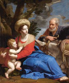 The Rest on the Flight into Egypt, c. 1640. Creator: Desubleo, Michele (1601/02-1676).